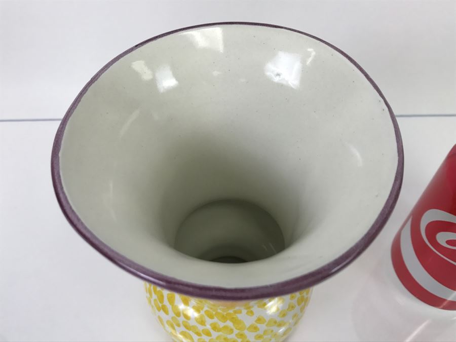 MacKenzie-Childs Hand-Painted Ceramics Vase [Photo 6]