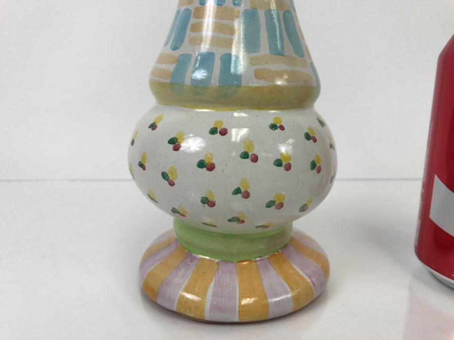 MacKenzie-Childs Hand-Painted Ceramics Large Sugar Shaker [Photo 2]