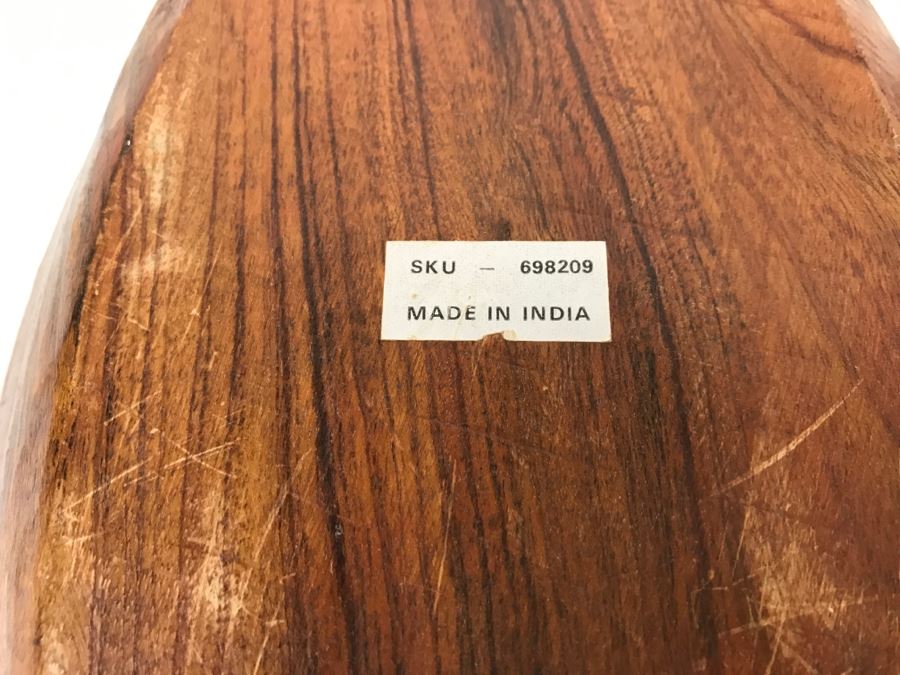 Pair Of Carved Wooden Bowls From India [Photo 9]