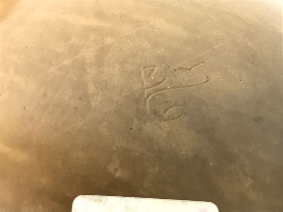 Pair Of Mexican Pottery Bowls - One Bowl Is Signed BM [Photo 8]