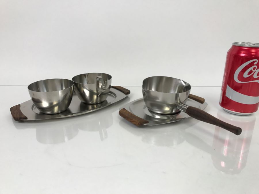 Monarch Mark III Stainless Steel Cups And Trays Japan [Photo 1]
