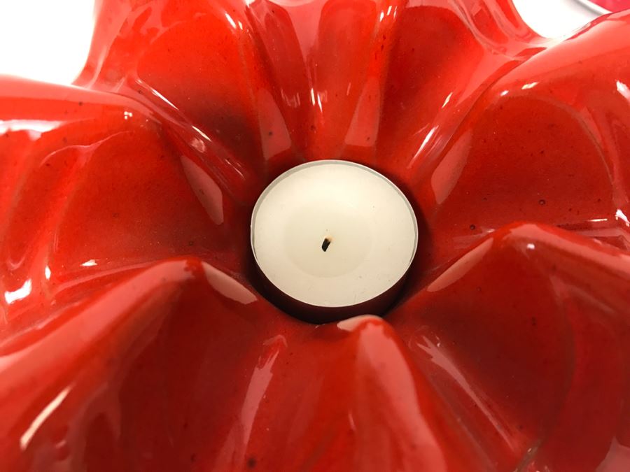 Vintage Frankoma Pot Warmer WA3 And Frankoma Candleholder 312 - Note That Pot Warmer Goes With Bean Pot In This Sale [Photo 8]