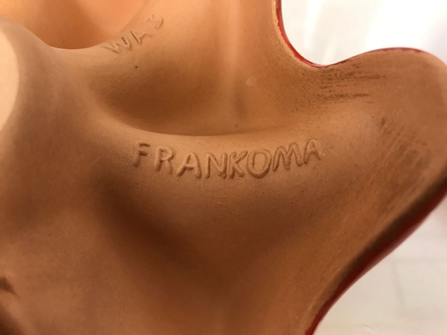 Vintage Frankoma Pot Warmer WA3 And Frankoma Candleholder 312 - Note That Pot Warmer Goes With Bean Pot In This Sale [Photo 10]