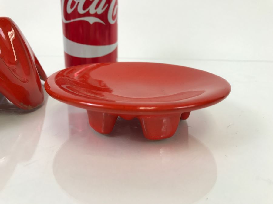 Vintage Frankoma Pot Warmer WA3 And Frankoma Candleholder 312 - Note That Pot Warmer Goes With Bean Pot In This Sale [Photo 7]