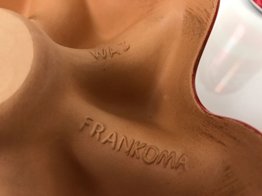 Vintage Frankoma Pot Warmer WA3 And Frankoma Candleholder 312 - Note That Pot Warmer Goes With Bean Pot In This Sale [Photo 11]