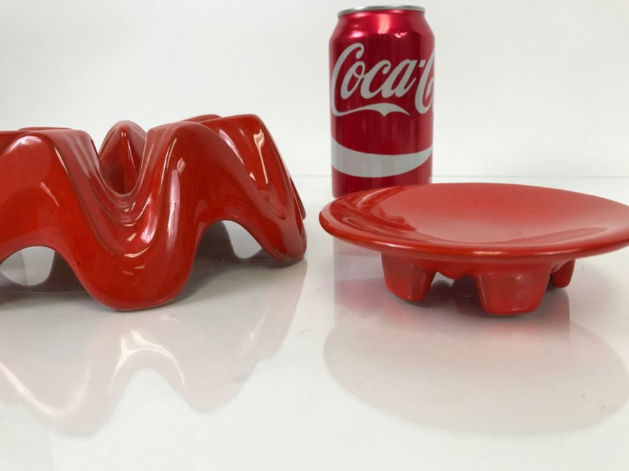 Vintage Frankoma Pot Warmer WA3 And Frankoma Candleholder 312 - Note That Pot Warmer Goes With Bean Pot In This Sale [Photo 6]