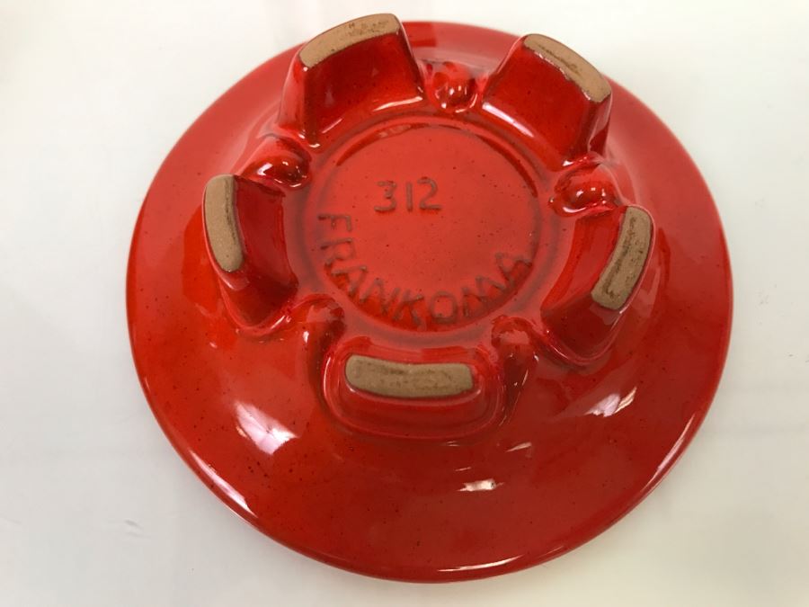 Vintage Frankoma Pot Warmer WA3 And Frankoma Candleholder 312 - Note That Pot Warmer Goes With Bean Pot In This Sale [Photo 12]