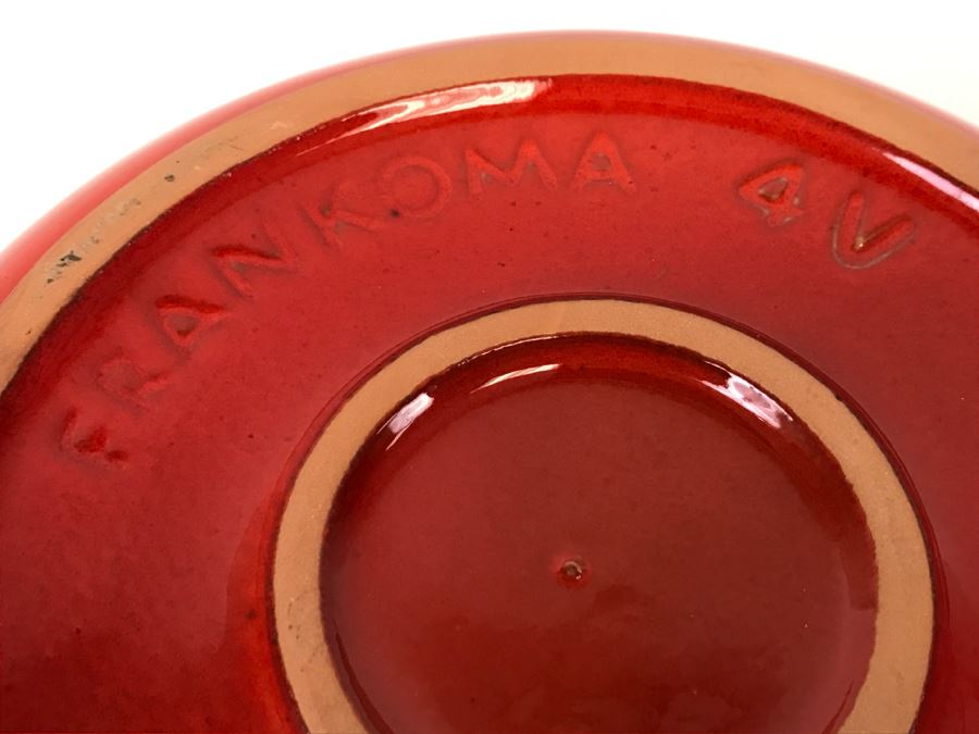 Vintage Frankoma Pottery 4V Covered Casserole / Bean Pot  [Photo 10]