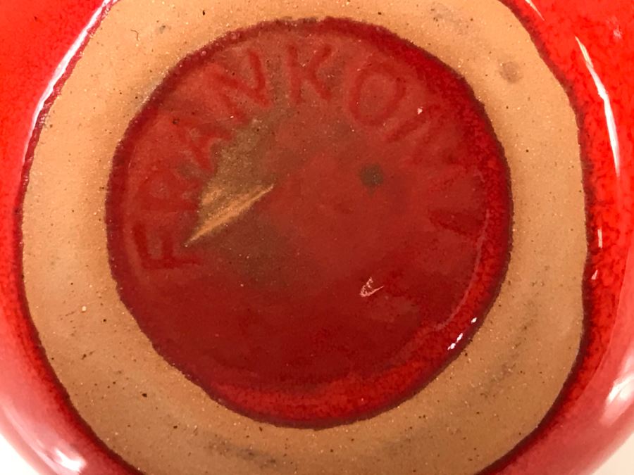 Vintage Frankoma Pottery Teapot, Creamer And Cup [Photo 16]