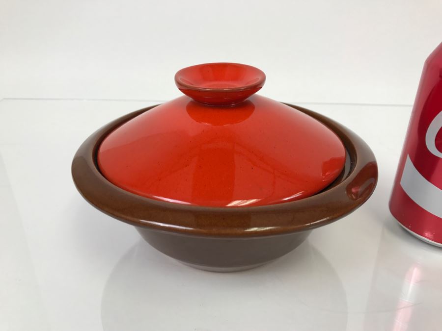 Vintage Frankoma Pottery Covered Bowl