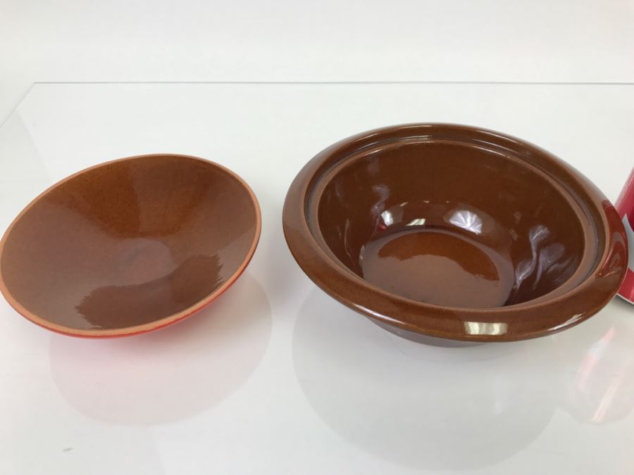 Vintage Frankoma Pottery Covered Bowl [Photo 4]