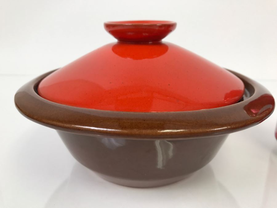 Vintage Frankoma Pottery Covered Bowl [Photo 2]