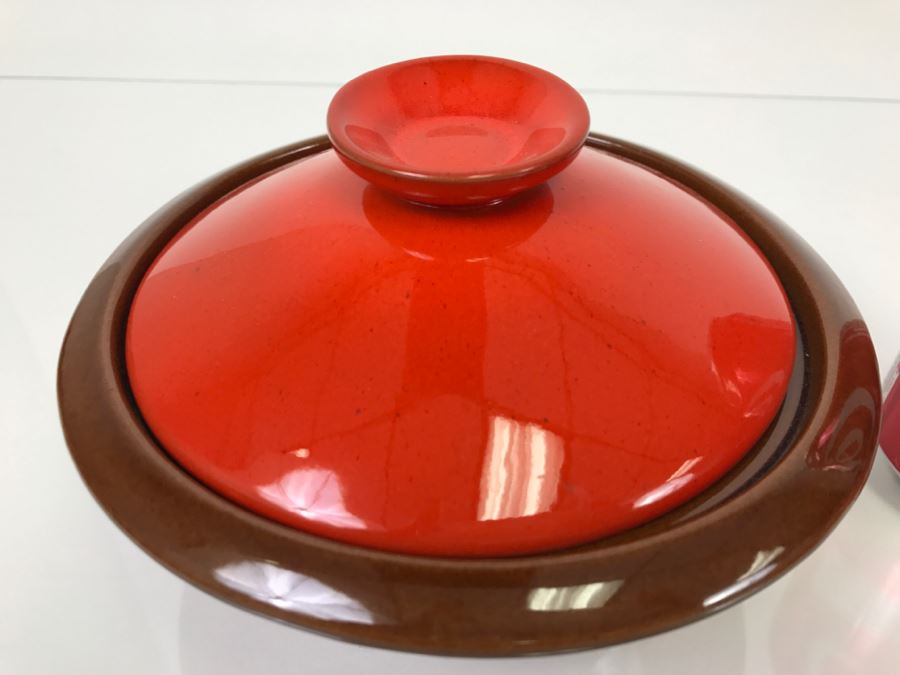 Vintage Frankoma Pottery Covered Bowl [Photo 3]