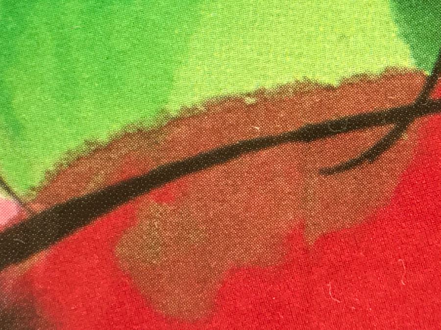 Walasse Ting Print Framed - Dots Under Loop - Listed Chinese Artist - 3'8' X 2'4' [Photo 9]