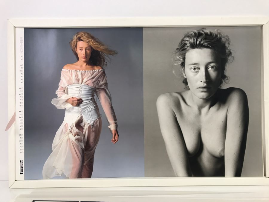 LARGE Collectible 1997 PIRELLI Calendar Girls Women Of The World By Richard Avedon Pirelli UK Tyres Limited - WARNING Nude Photos No. 13261 2'5' X 1'6' [Photo 18]