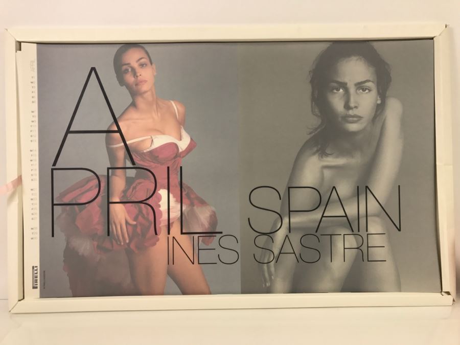 LARGE Collectible 1997 PIRELLI Calendar Girls Women Of The World By Richard Avedon Pirelli UK Tyres Limited - WARNING Nude Photos No. 13261 2'5' X 1'6' [Photo 11]