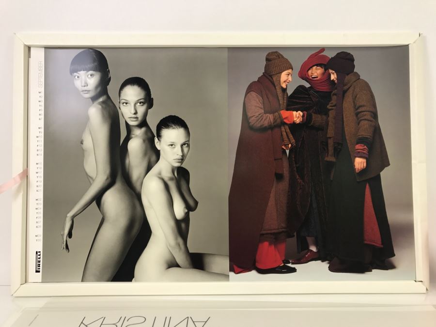 LARGE Collectible 1997 PIRELLI Calendar Girls Women Of The World By Richard Avedon Pirelli UK Tyres Limited - WARNING Nude Photos No. 13261 2'5' X 1'6' [Photo 16]
