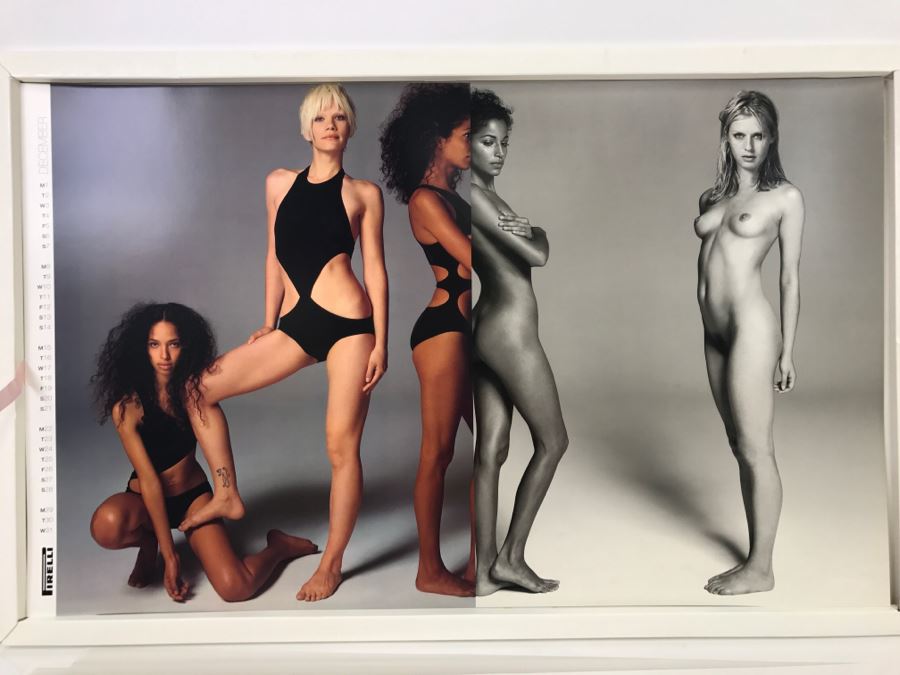 LARGE Collectible 1997 PIRELLI Calendar Girls Women Of The World By Richard Avedon Pirelli UK Tyres Limited - WARNING Nude Photos No. 13261 2'5' X 1'6' [Photo 19]