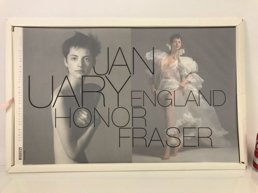 LARGE Collectible 1997 PIRELLI Calendar Girls Women Of The World By Richard Avedon Pirelli UK Tyres Limited - WARNING Nude Photos No. 13261 2'5' X 1'6' [Photo 8]