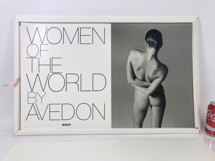 LARGE Collectible 1997 PIRELLI Calendar Girls Women Of The World By Richard Avedon Pirelli UK Tyres Limited - WARNING Nude Photos No. 13261 2'5' X 1'6'