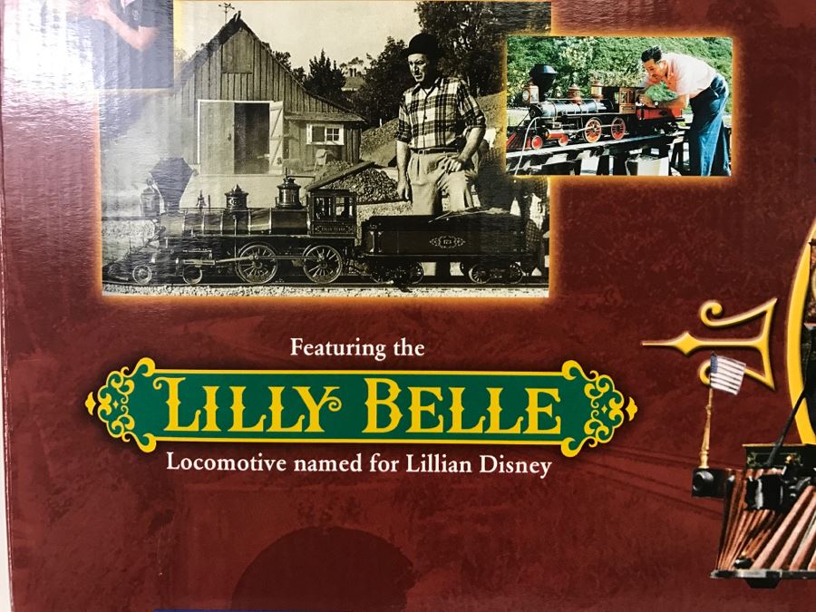 Collectible BACHMANN Walt Disney's Railroad Train Set Featuring Lilly Belle Modelled After Walt Disney's Personal Carolwood Pacific Railroad At Walt's Home Signed By Model Train Designer [Photo 5]