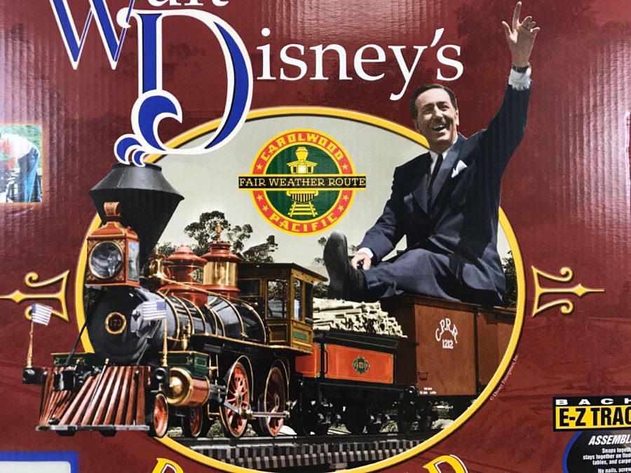 Collectible BACHMANN Walt Disney's Railroad Train Set Featuring Lilly Belle Modelled After Walt Disney's Personal Carolwood Pacific Railroad At Walt's Home Signed By Model Train Designer [Photo 3]