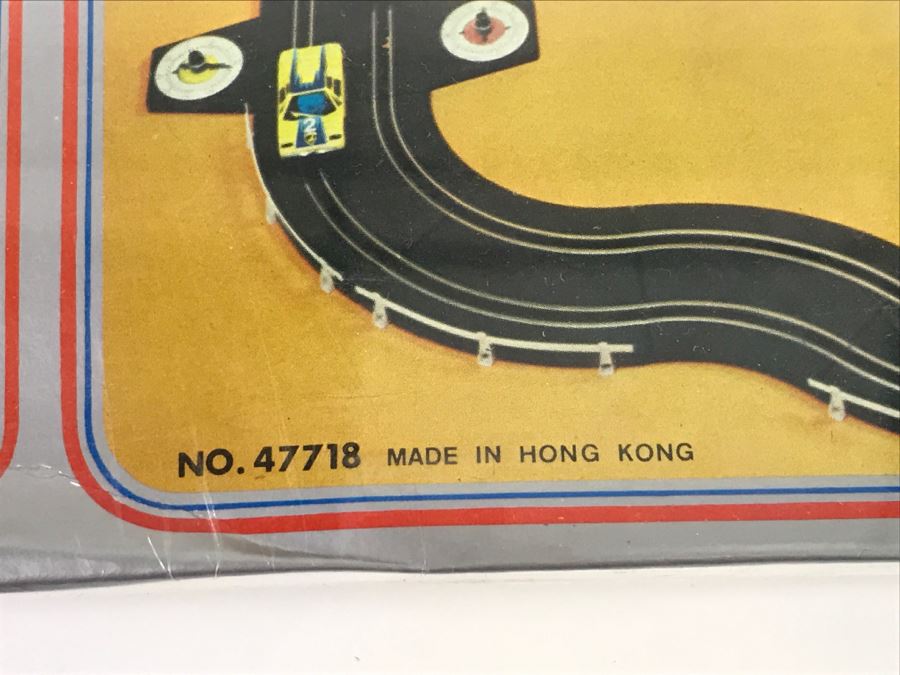 Vintage Sealed 2 Lane Road Racing Set Hong Kong Lamborghini Porsche [Photo 4]