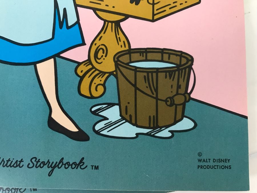 (8) Vintage New Old Stock You Paint The Story Cinderella, Woody Woodpecker, Bugs Bunny And Porky Pig, And Tweety And Sylvester Walt Disney Warner Bros [Photo 4]