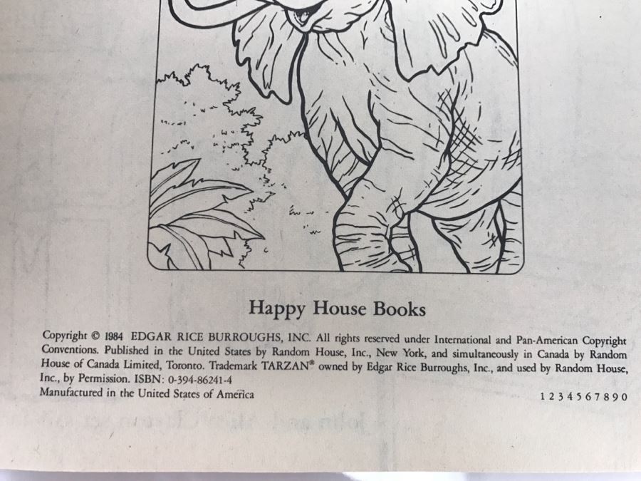 (5) Vintage Tarzan Coloring Books And Bugs Bunny Sticker / Activity Books New Old Stock [Photo 15]