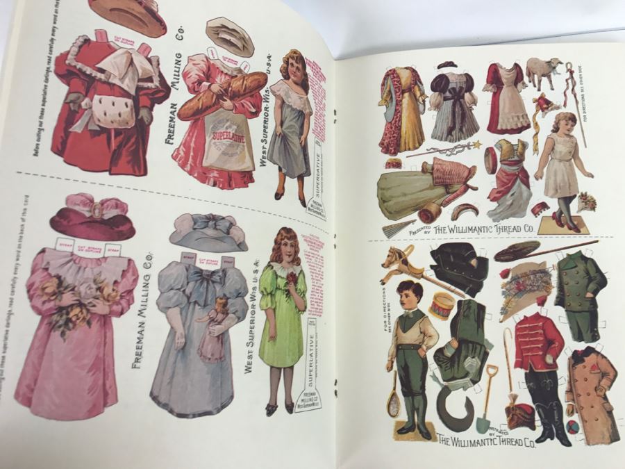 (5) Vintage Paper Dolls New Old Stock Dolly Dingle, Vivien Leigh, Kate Greenaway, Antique Advertising [Photo 7]