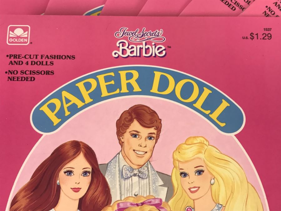 (10) Jewel Secret Barbie Paper Doll Books New Old Stock [Photo 5]