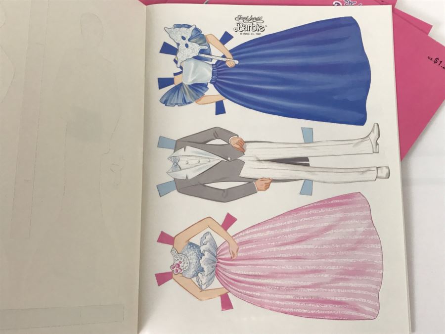 (10) Jewel Secret Barbie Paper Doll Books New Old Stock [Photo 7]