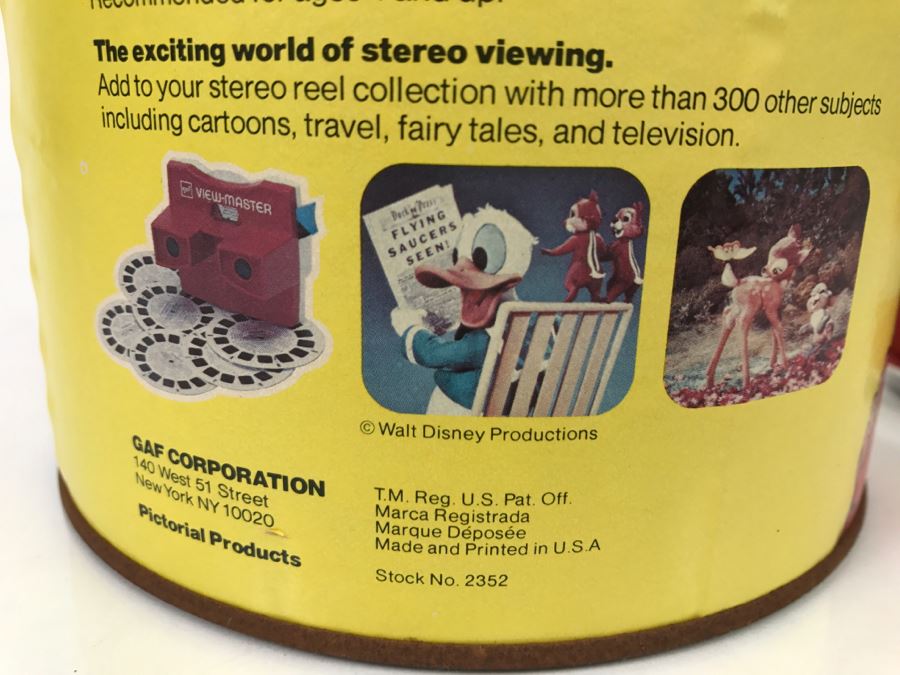 Vintage View-Master Disney Character Favorites Gift Pak GAF Sealed [Photo 7]