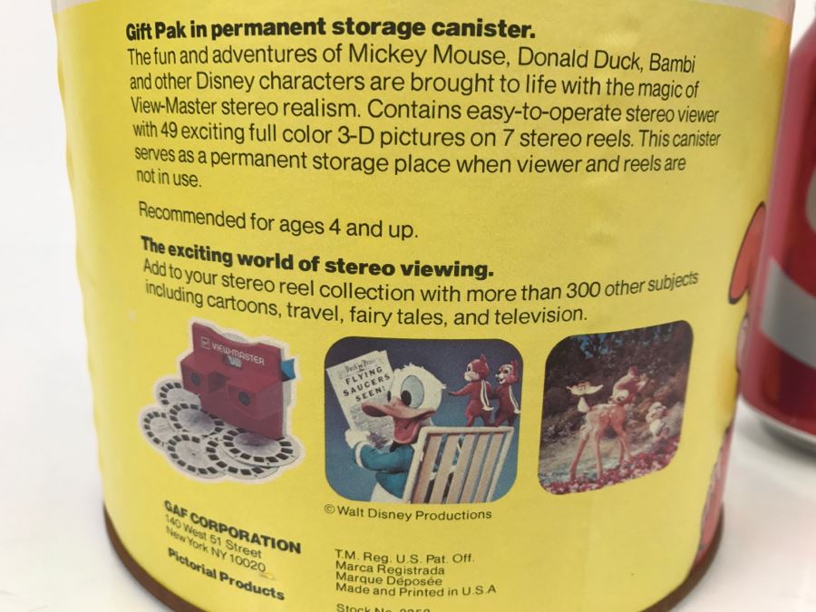 Vintage View-Master Disney Character Favorites Gift Pak GAF Sealed [Photo 6]