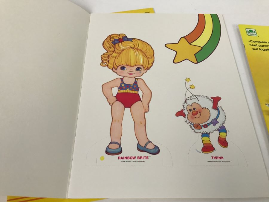 rainbow brite paper doll