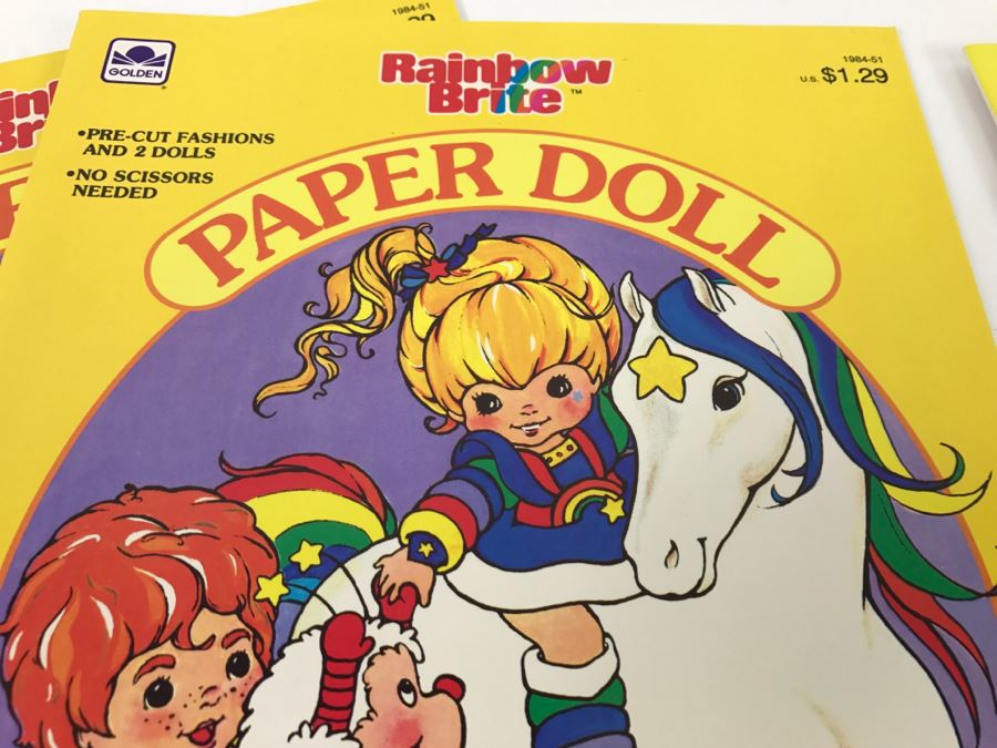 rainbow brite paper doll