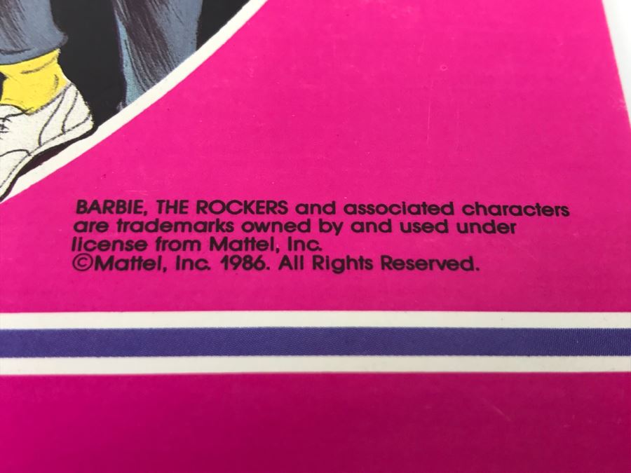 (2) Barbie Rockers Paper Doll Books + (1) Great Shape Barbie Sticker Fun Books New Old Stock [Photo 6]