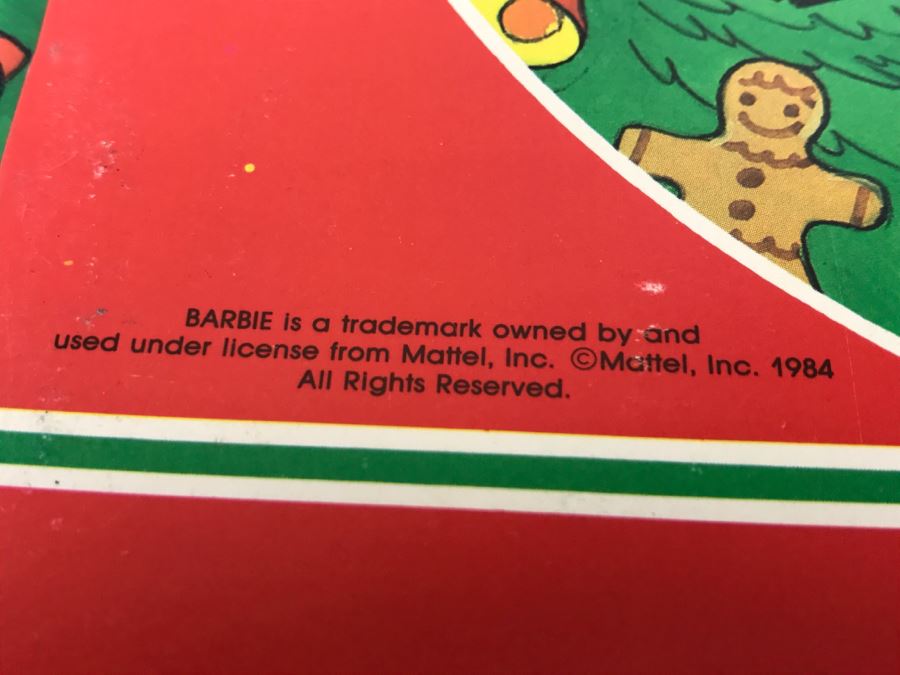 (4) Barbie Christmas Time Paper Doll Books New Old Stock [Photo 6]