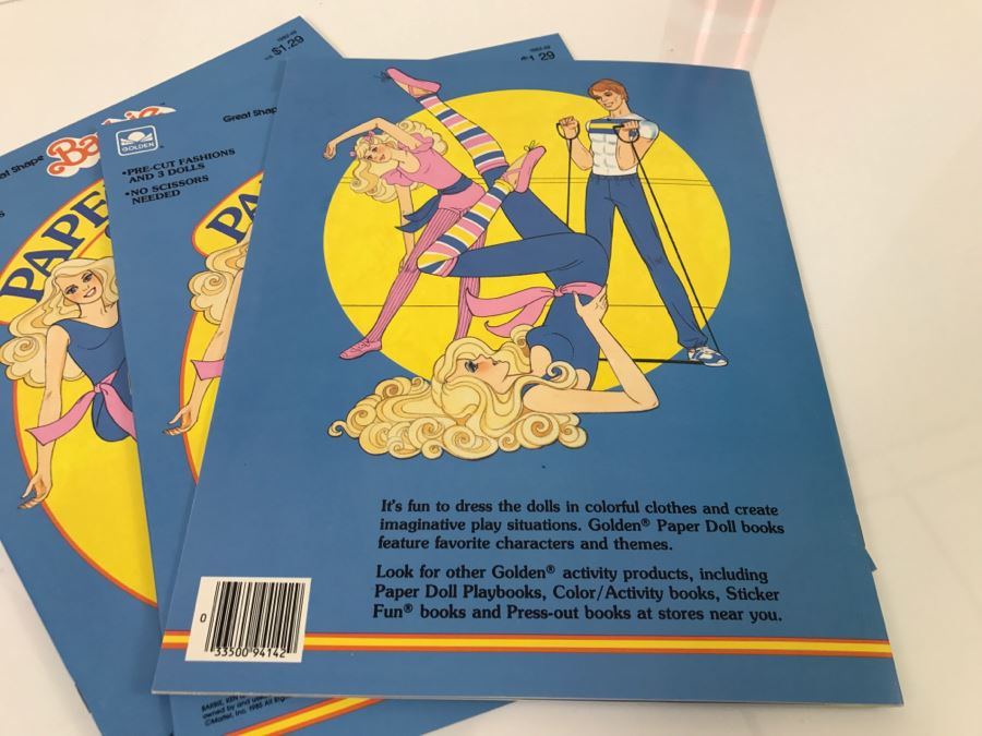 (3) Great Shape Barbie Paper Doll Books New Old Stock [Photo 9]