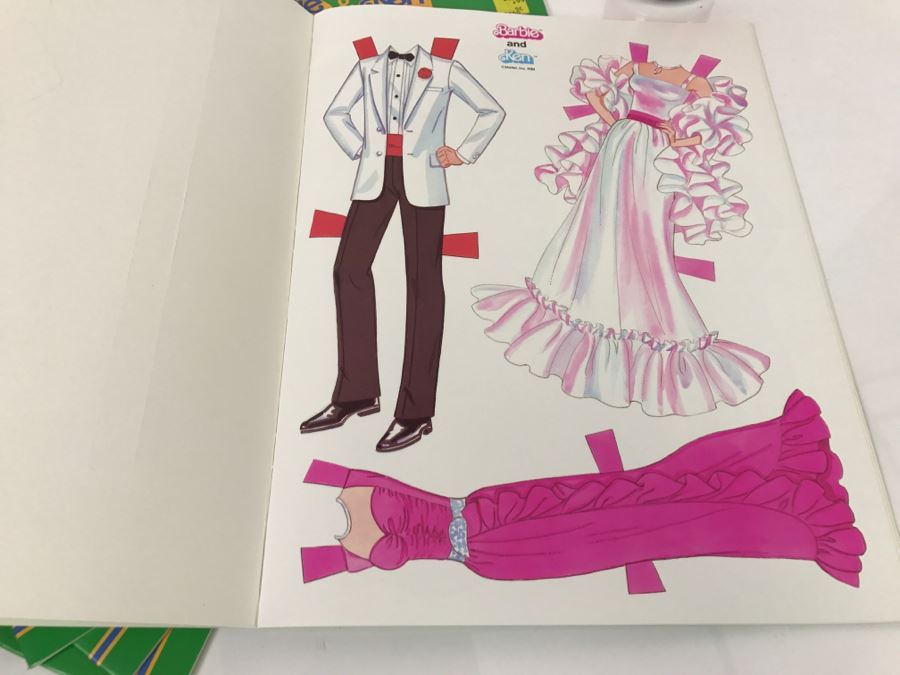 Barbie & Ken Paper Doll Books New Old Stock