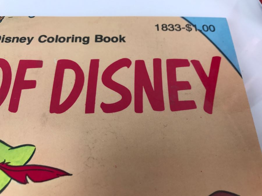 Walt Disney Best Of Disney Coloring Book New Old Stock [Photo 3]
