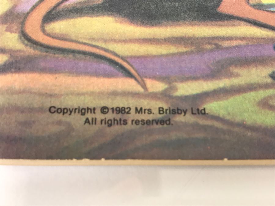 (3) The Secret Of NIMH Graphic Novel Comic Book, Poster Coloring Book And Paint With Water Book New Old Stock [Photo 5]