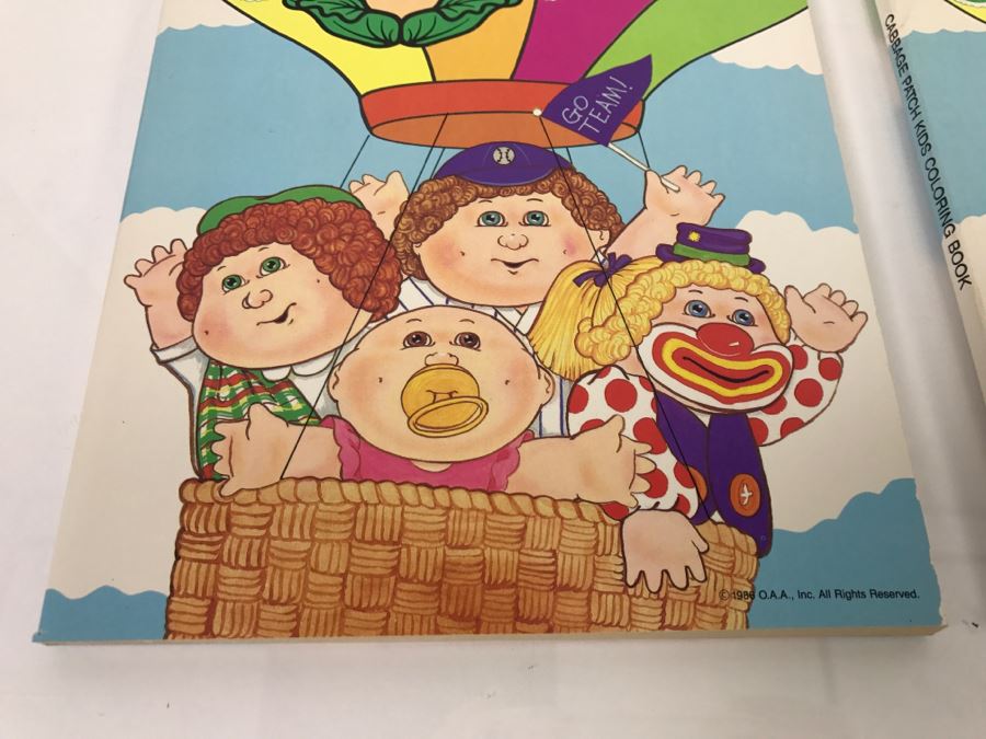 (2) Cabbage Patch Kids Giant Coloring Book New Old Stock [Photo 4]