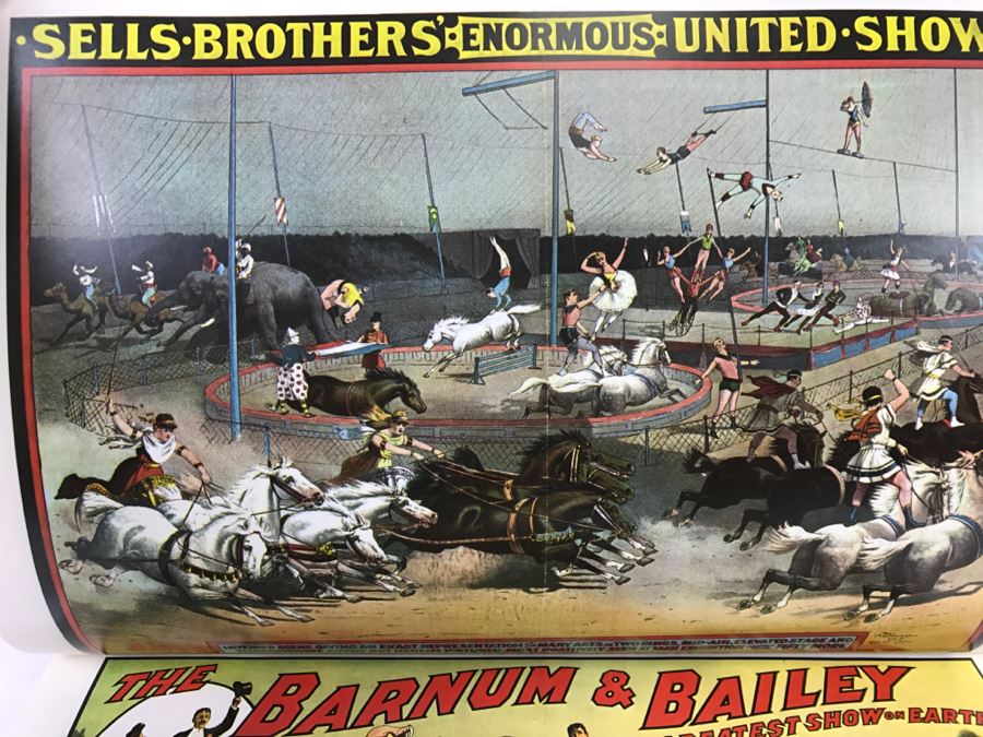 American Circus Posters In Full Color 1978 First Edition Book [Photo 7]