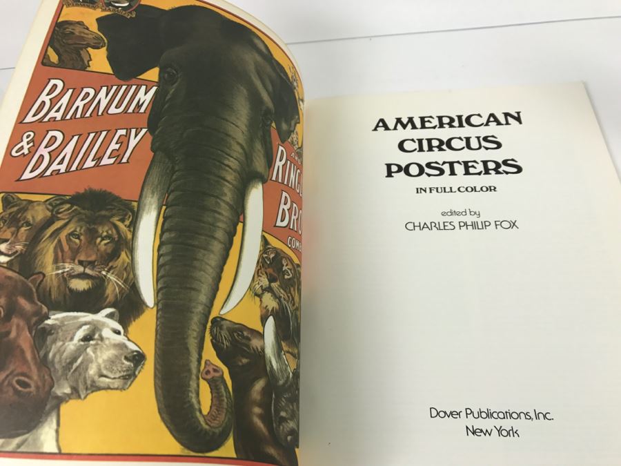 American Circus Posters In Full Color 1978 First Edition Book [Photo 4]