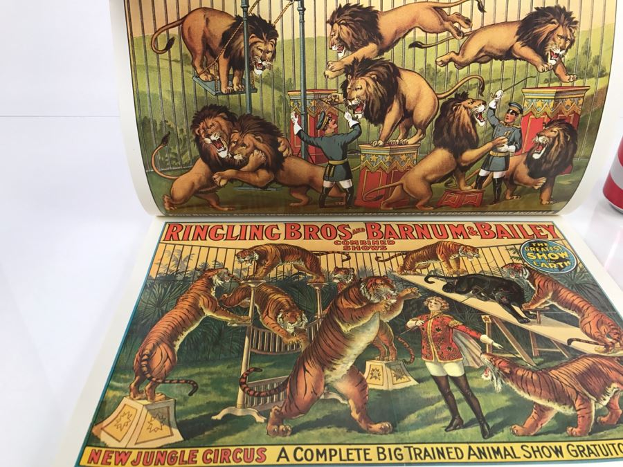 American Circus Posters In Full Color 1978 First Edition Book