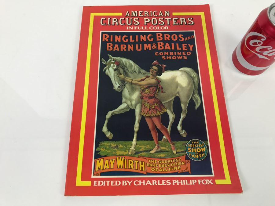 American Circus Posters In Full Color 1978 First Edition Book [Photo 2]