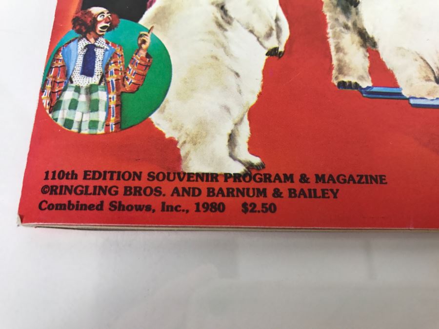 Vintage 1980 Ringling Bros. Barnum & Bailey 110th Edition Souvenir Program & Magazine [Photo 4]
