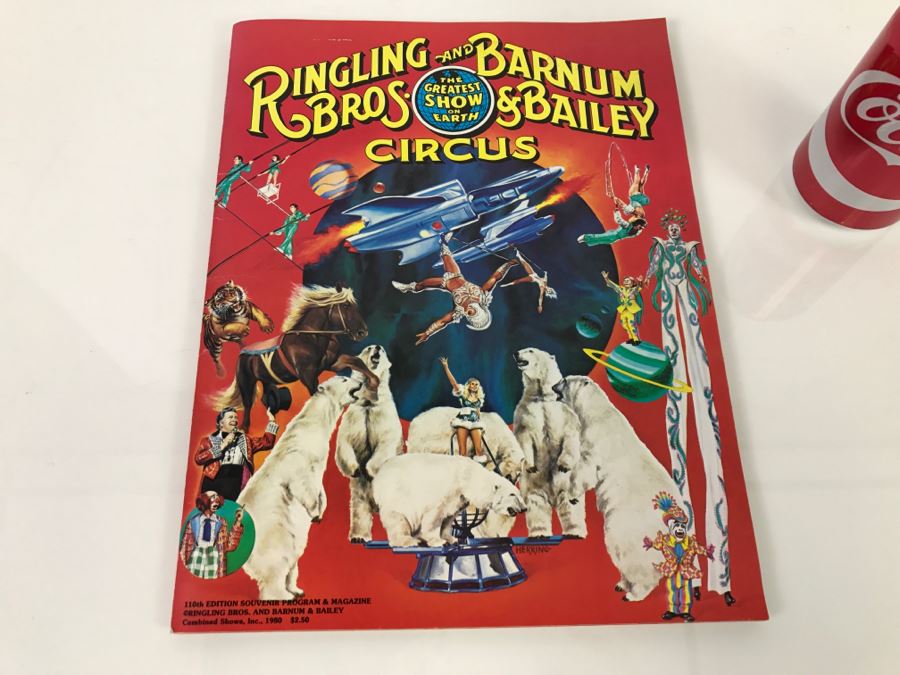 Vintage 1980 Ringling Bros. Barnum & Bailey 110th Edition Souvenir Program & Magazine [Photo 1]