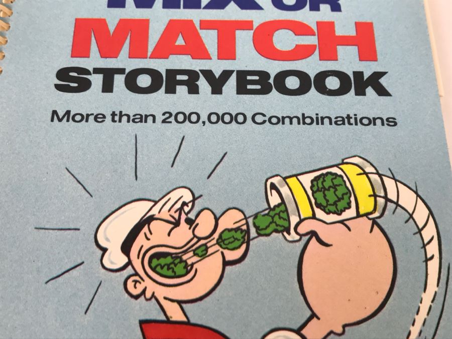 (2) The Popeye Mix Or Match Storybook 1981 First Edition [Photo 3]